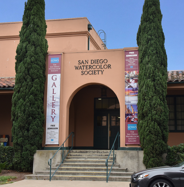 San Diego Watercolor Society gallery building at Liberty Station